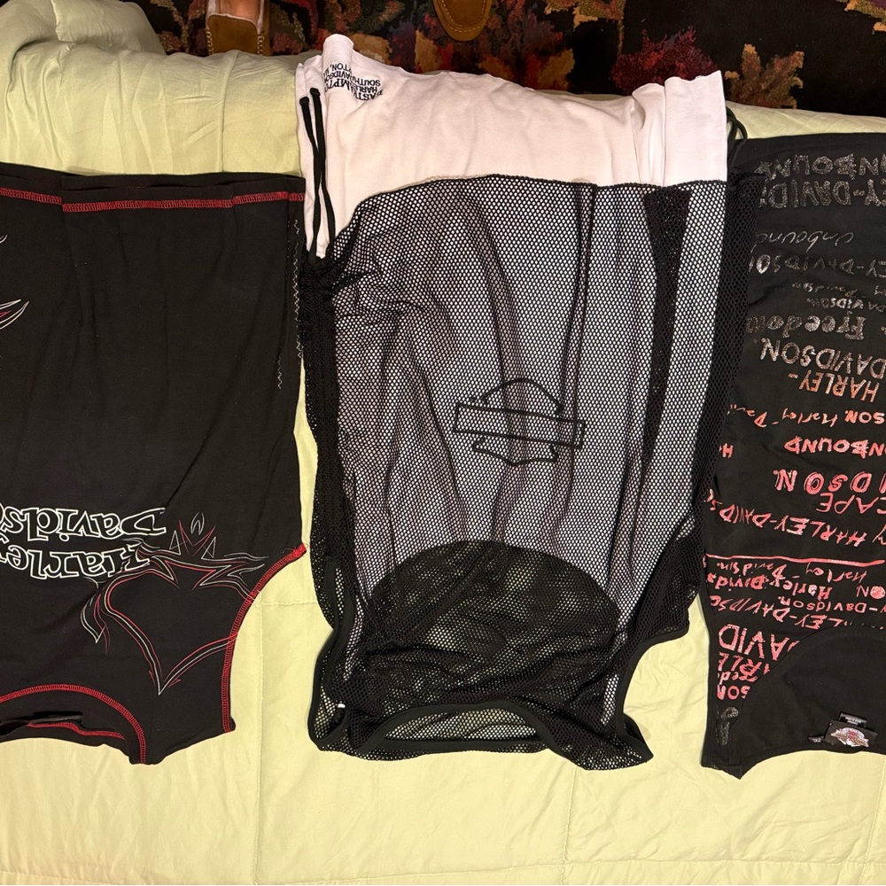 Harley-Davidson Black Mesh Tank with Logo
